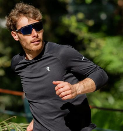 ERVO Sportbrille / sky black