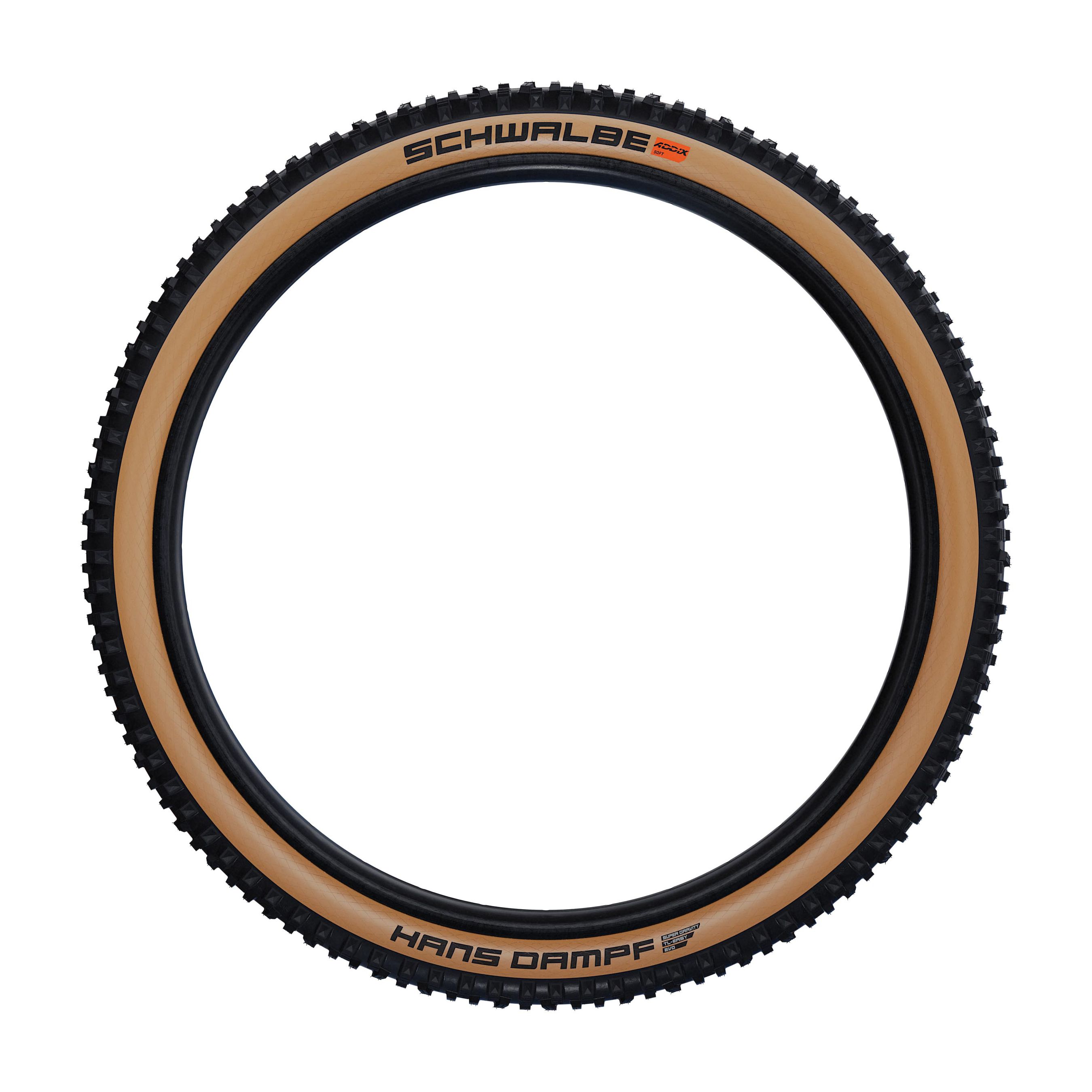 HANS DAMPF Evo Super Trail Reifen / bronze side / 27.5" x 2.60, 65-584, Faltreifen, TLE, E-25