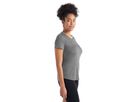 SPHERE II Damen-Merino-Kurzarmshirt / metro hthr / M