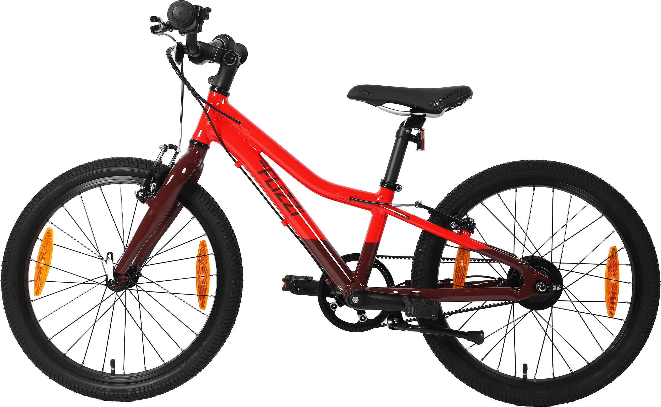 FLiZZi 20 RIEMEN Kindervelo / rot/dunkel / 20 ZOLL