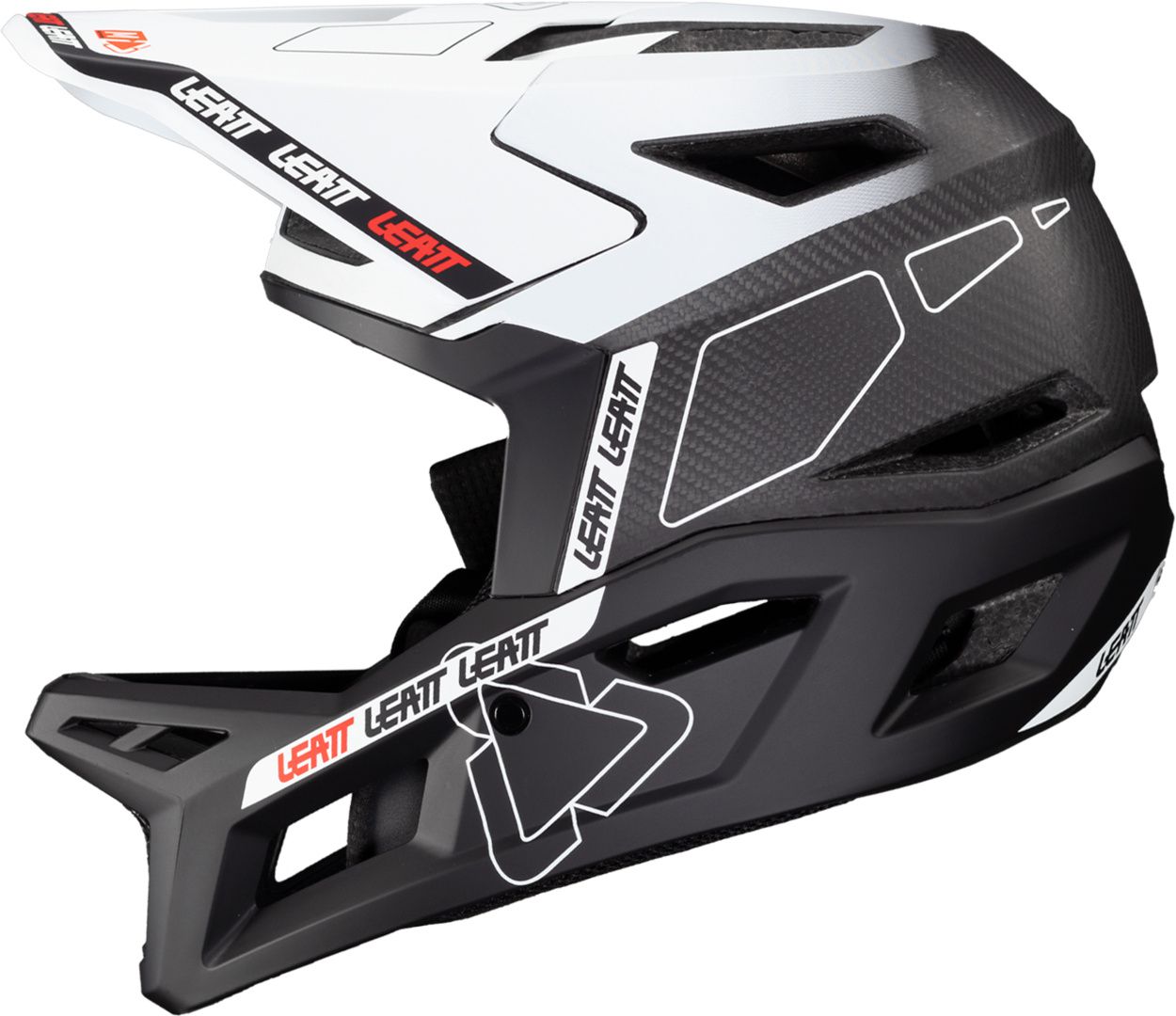 MTB Gravity 6.0 Carbon Helmet / white / L