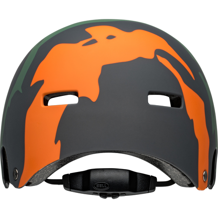 Span Helmet / matte green/orange ravine / S