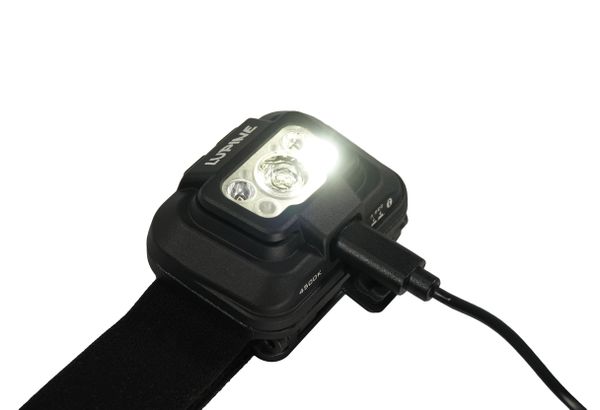 PENTA Stirnlampe 600 Lumen mit Rotlicht und USB-C / schwarz