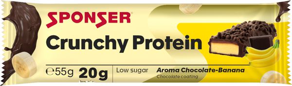 Crunchy Protein, CHOCOLATE-BANANA (15 x 55 g)