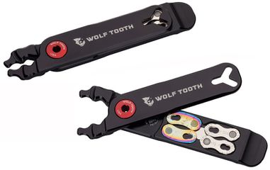 MASTER LINK Kombi-Verschlussgliedzange, 5 Funktionen / schwarz rot / 5 Funktionen