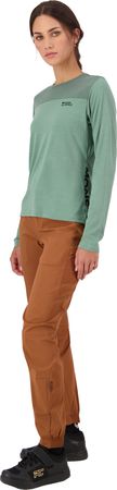 DIVERSION Damen-Merino-Langarmshirt / thyme/cypress / M
