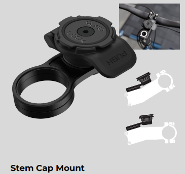 STEM CAP MOUNT Halterung / schwarz / Adjustable, 30mm, +15° bis +55°