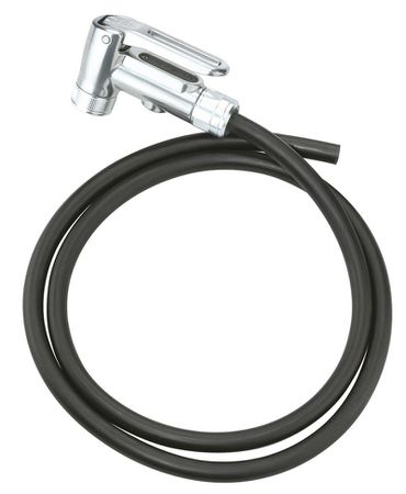 JOE BLOW ACE DX SMARTHEAD Alu-Pumpenadapter mit Schlauch / silber schwarz
