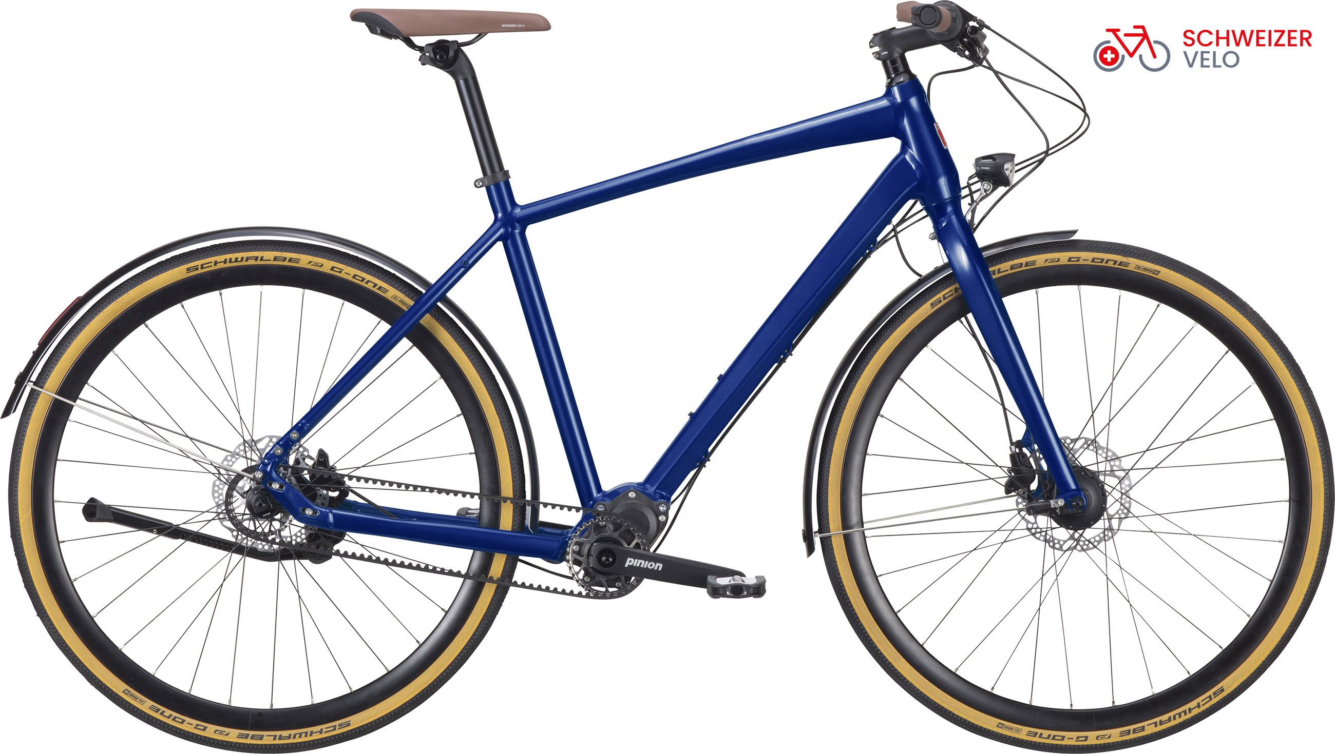 DAILY QUEST Pinion City- und Alltagsvelo / saphir blau glanz / 53 CM