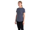 SPHERE III Damen-Merino-Kurzarmshirt / midnight navy hthr / XL
