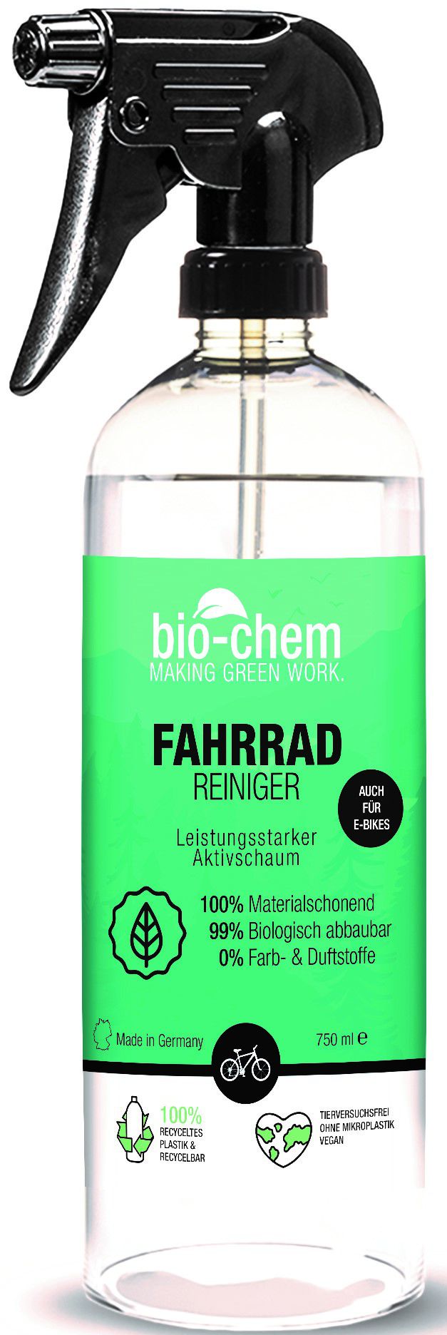 Bio-Chem Fahrradreiniger / Flasche, 750 ml