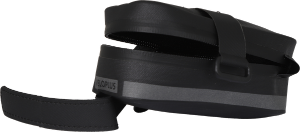 MIKRO H2O Satteltasche / schwarz reflektierend