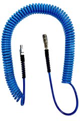 Druckluftspiralschlauch 7.5m 8x5mm / blau