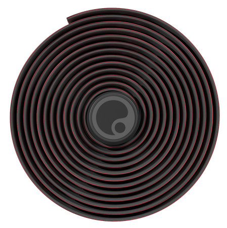 Lenkerband BT black / merlot red / 2100 mm, 2.5 mm, Allroad