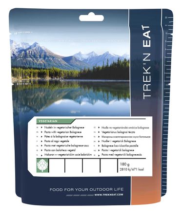TREK N EAT Fertigmahlzeit / Vegetarische Bolognese Pasta 150g