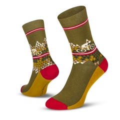 1001 Mountains Socks / forest / 39-42