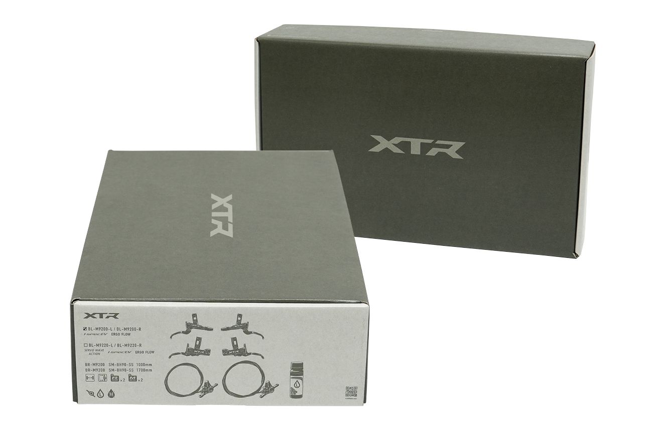 Scheibenbremsen-Set XTR BR-M9200 mit BL-M9200 Upgrade Kit vorne & hinten Box