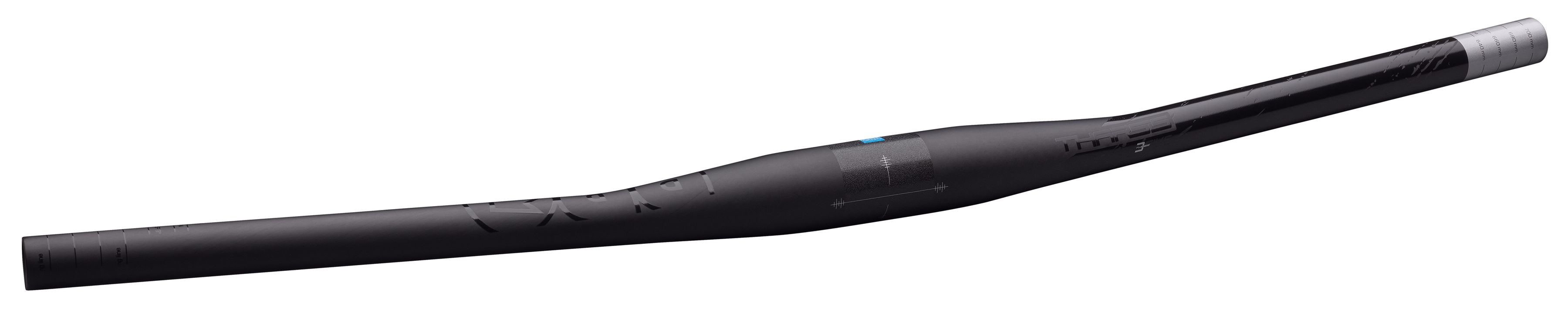 Lenker MTB Tharsis 3Five Flat Carbon / schwarz