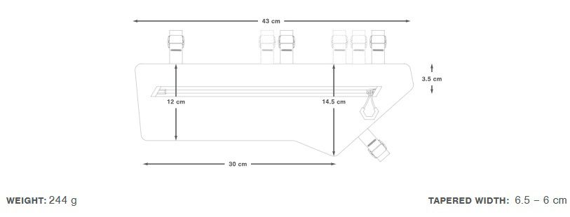 EXPEDITION FRAME PACK Rahmentasche / black / 3.8l