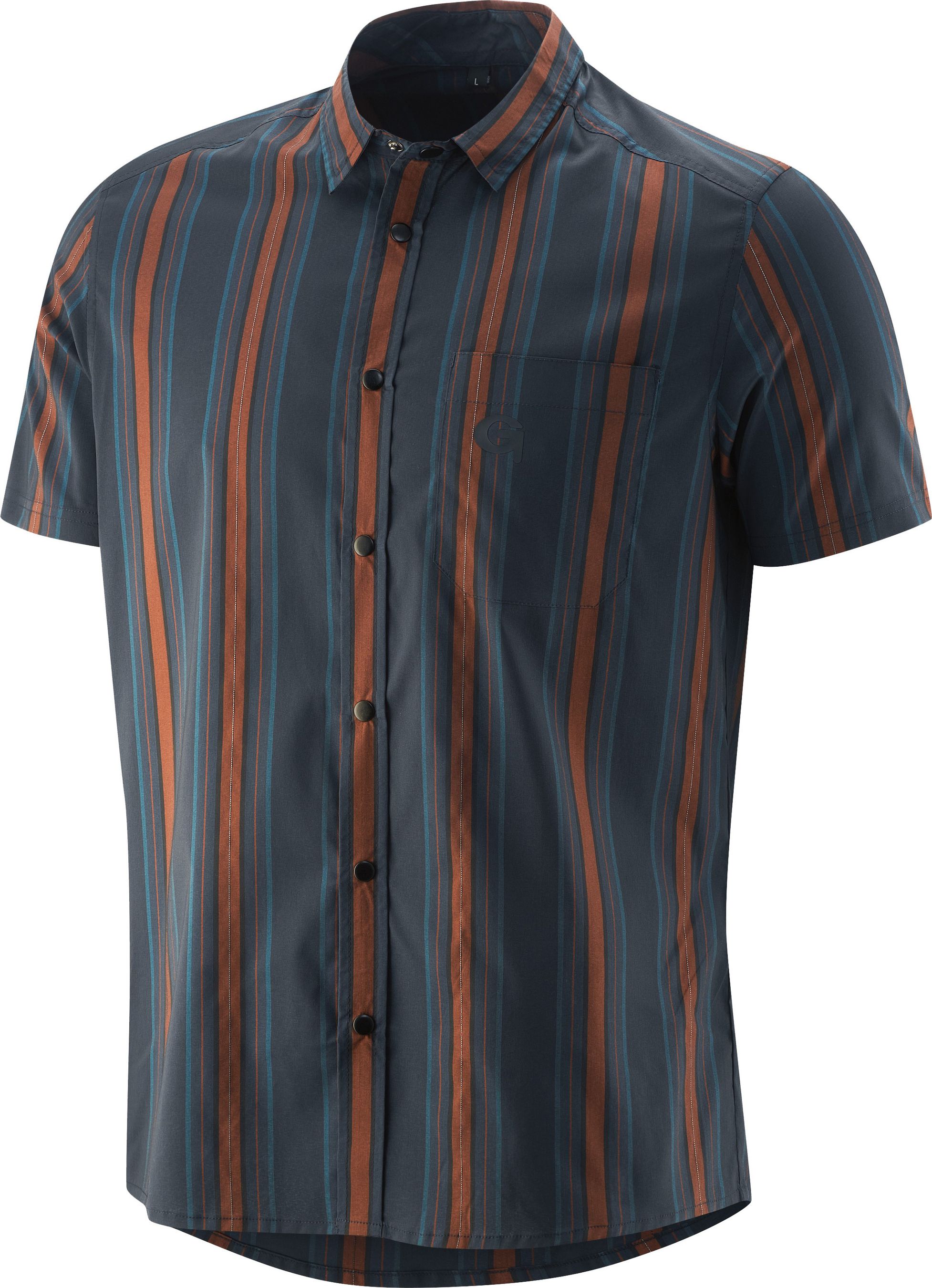DON Herren-Kurzarm-Bikehemd / outerspace/cooper clay / XL