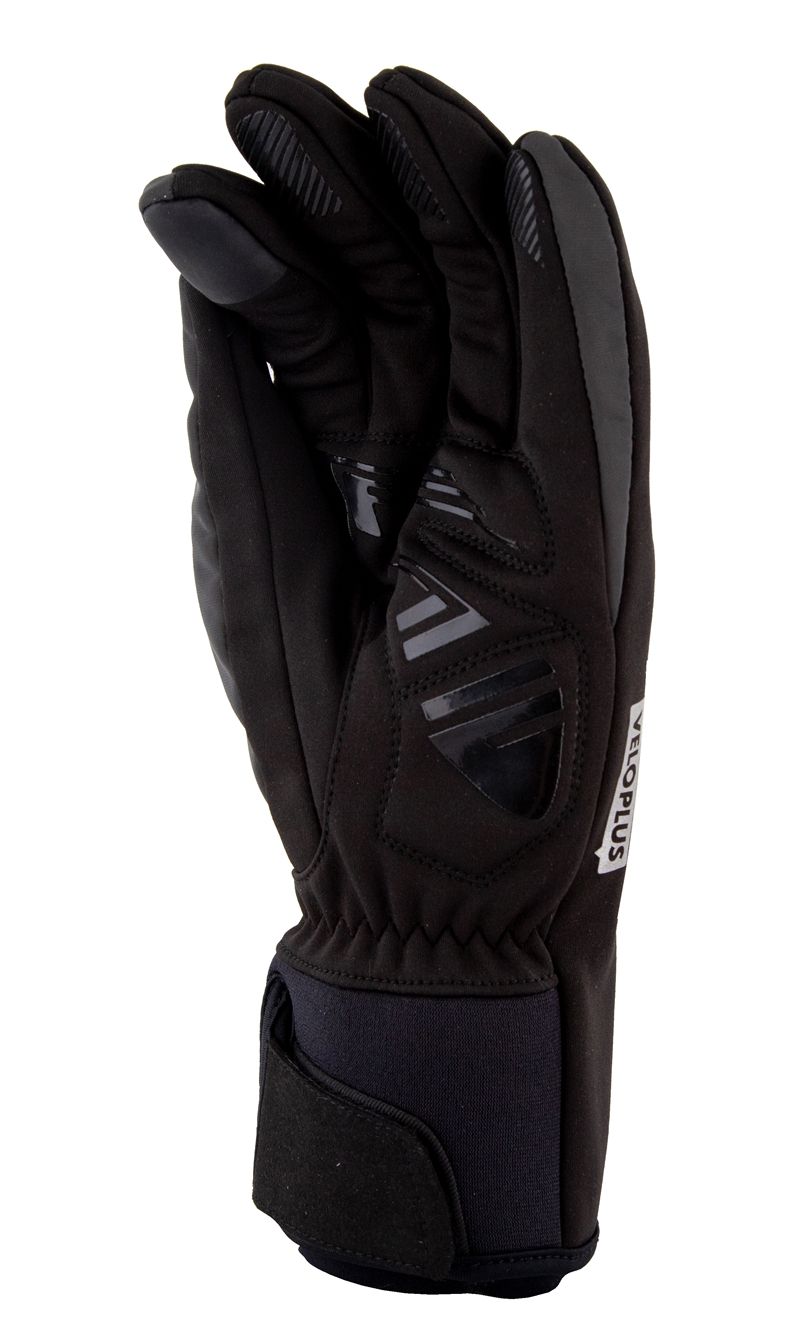 BEAM LIGHT reflektierende Unisex-Softshell-Handschuhe / schwarz / 3XL=12