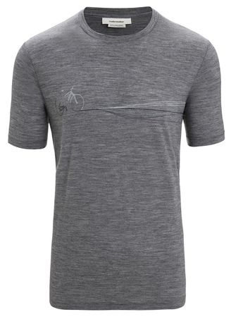 TECH LITE II CADENCE PATHS Herren-Kurzarmshirt / gritstone hthr / XXL