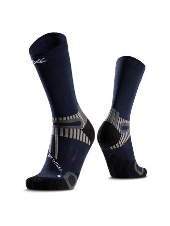 Unisex Hike Perform Merino Crew / heather marine / 45-47