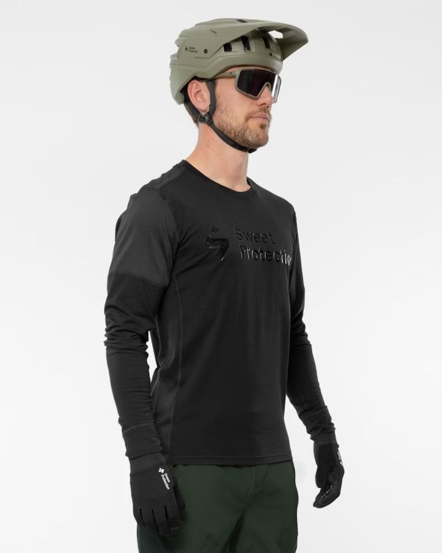 Sweet Protection Hunter Merino Hybrid LS Jersey M / schwarz / L