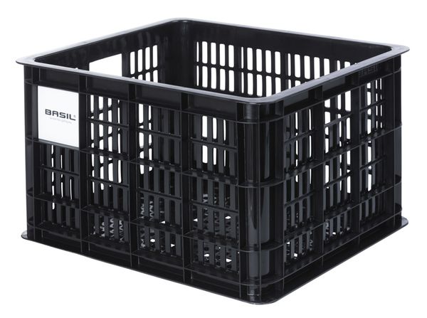 Fahrradkiste Crate / schwarz / 29.5 l, 44 cm, 33 cm, 25 cm