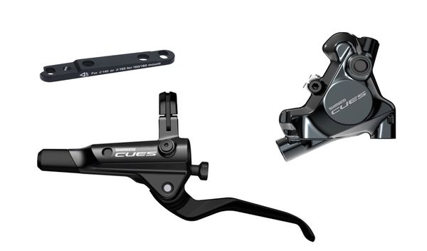 Scheibenbremsen-Set CUES BR-U8010 mit BL-U8000 / vorne, Hebel links, 100 cm