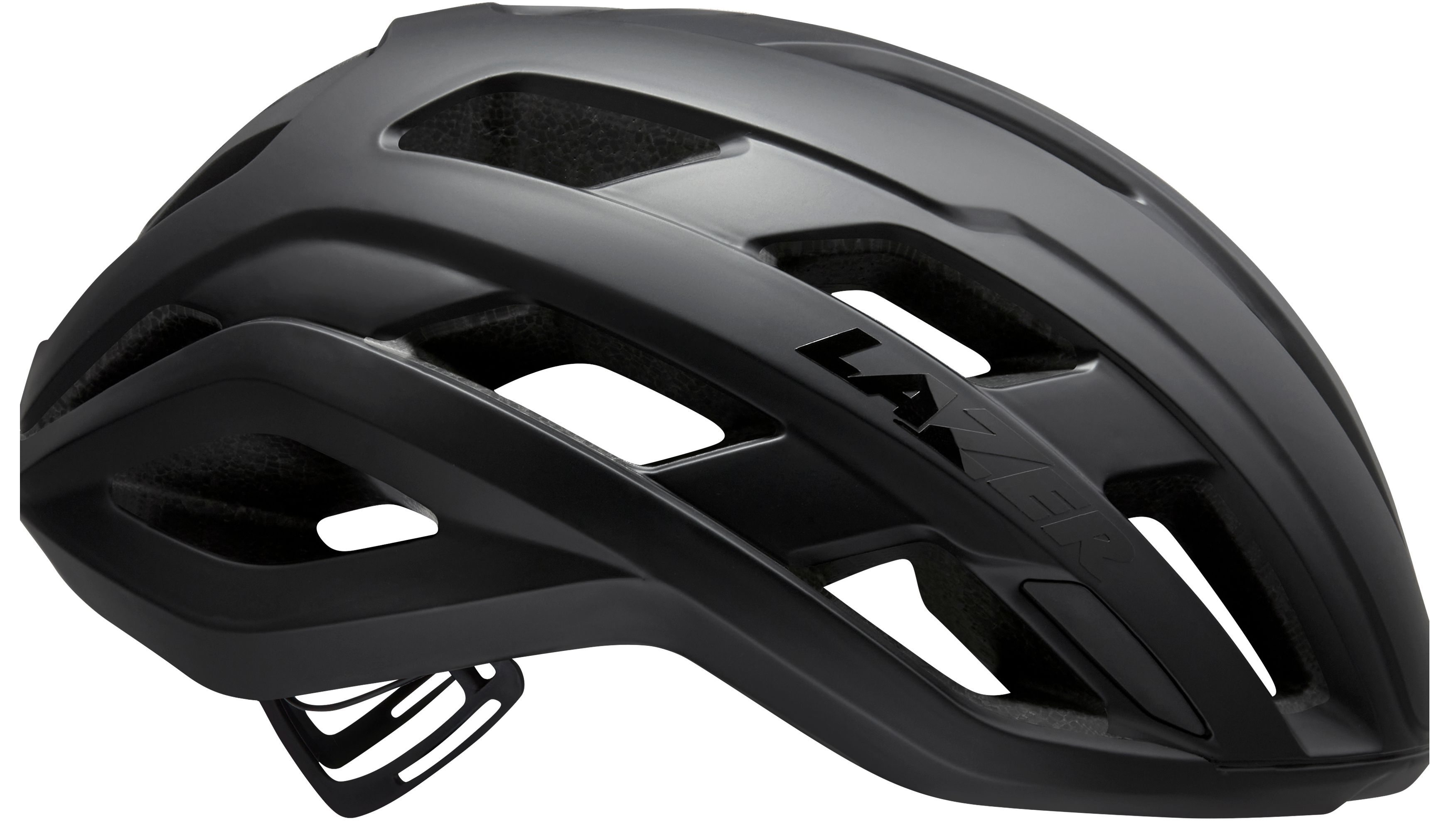 LAZER Unisex Road Strada KinetiCore Helm / full matte black / L