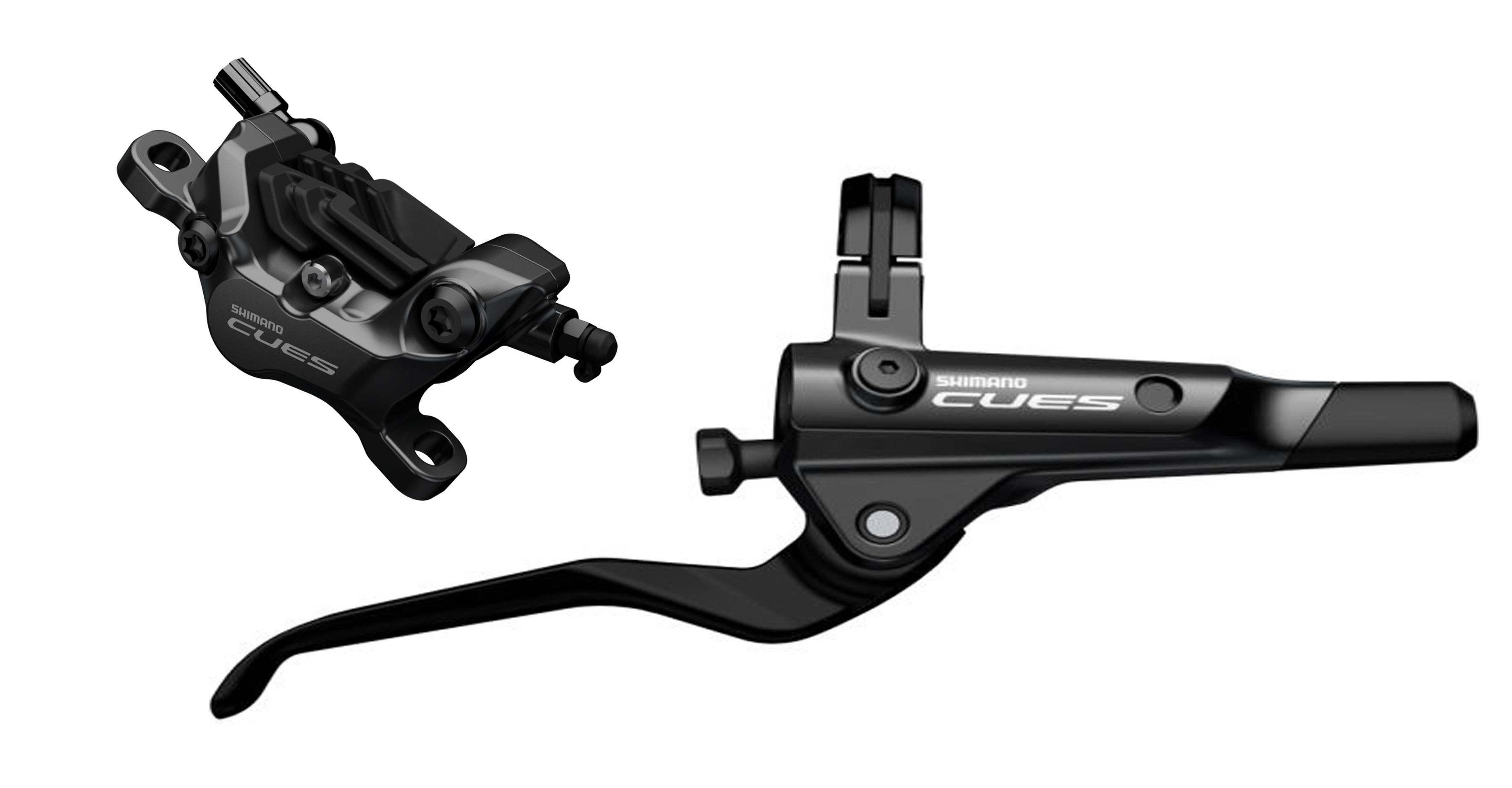 Scheibenbremsen-Set Cues U8020 mit BL-U8000 / schwarz / hinten, Hebel rechts, 1700 mm