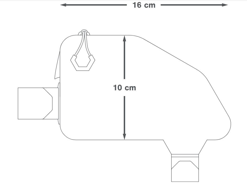 EXPEDITION TOP TUBE PACK 0.5L Oberrohrtasche / grey / 0.5L