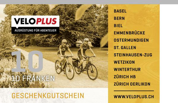 Geschenkgutscheine Fr. 10.- bis 100.- / CHF 20