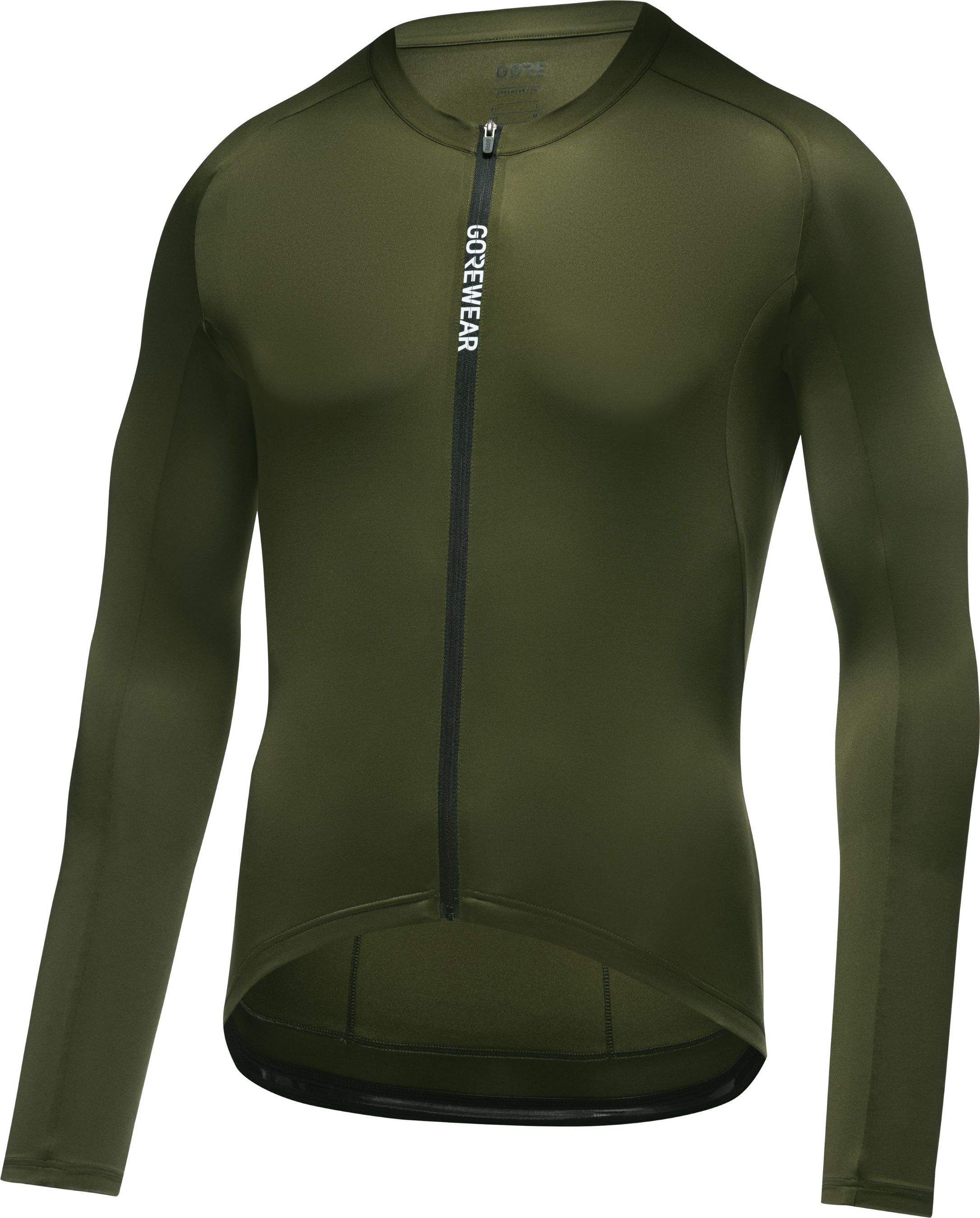 SPINSHIFT Herren-Langarmtrikot / utility green / XXL