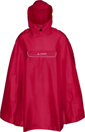 VALDIPINO Unisex-Regenponcho / indian red / S