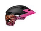 Sidetrack Child Helmet / matte pink wavy checks