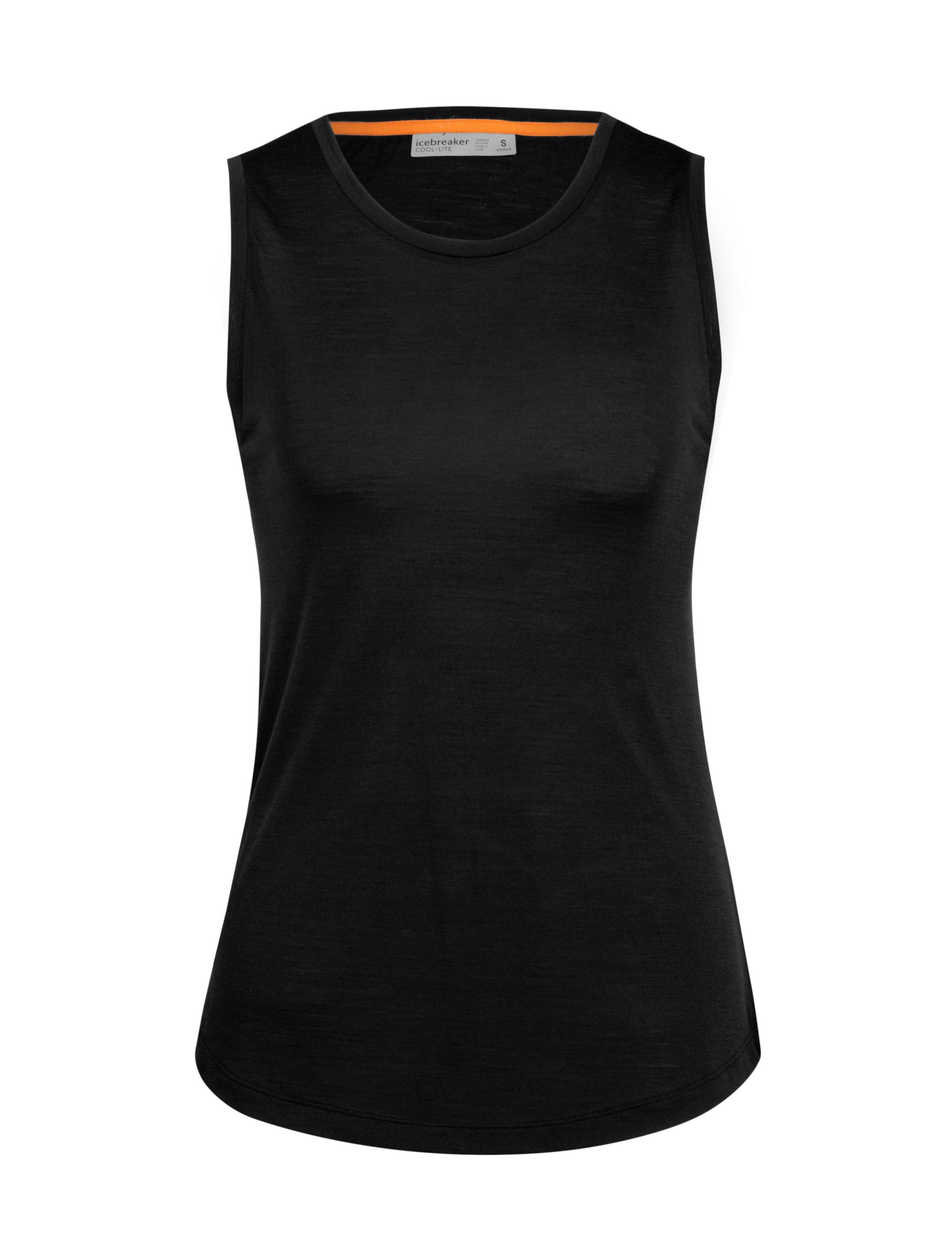 SPHERE II Damen-Merino-Tanktop / black / L