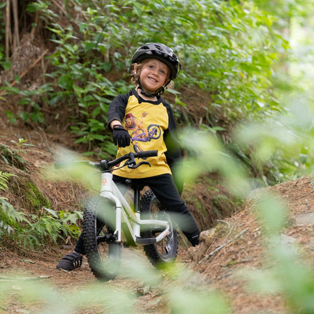 Lion Windproof Kids MTB Jersey / yellow / 4 Y