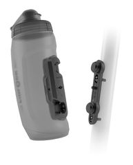 TWIST LOCK Bidon oval, komplett / transparent black / 5.9DL