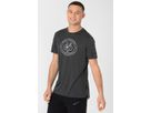 LA MAQUINA Herren-Kurzarm-Merino-Shirt / pirate grey melange / XXL
