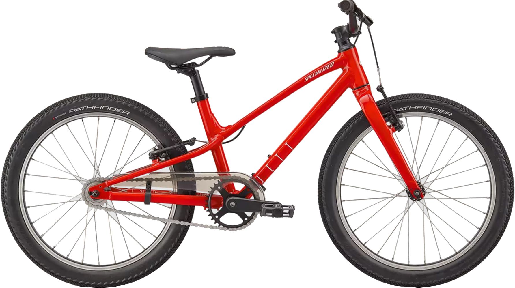JETT 20 SINGLESPEED Kinder- und Jugendvelo / gloss flo red white / 20 ZOLL