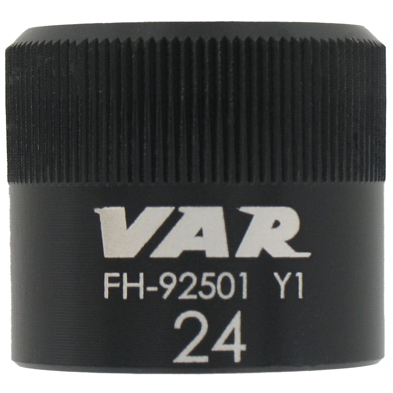 Steckschlüssel 6-Kant schwarz / schwarz / 24 mm