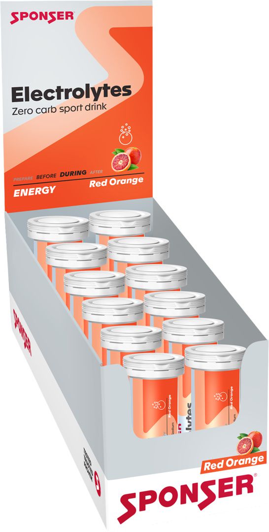 Electrolytes Display, (12 x 10 à 4.5 g) / Red Orange