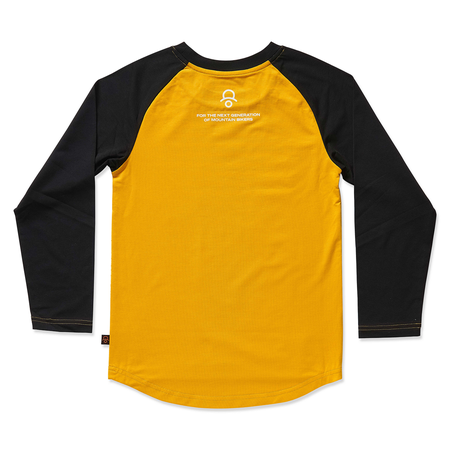 Lion Windproof Kids MTB Jersey / yellow / 4 Y