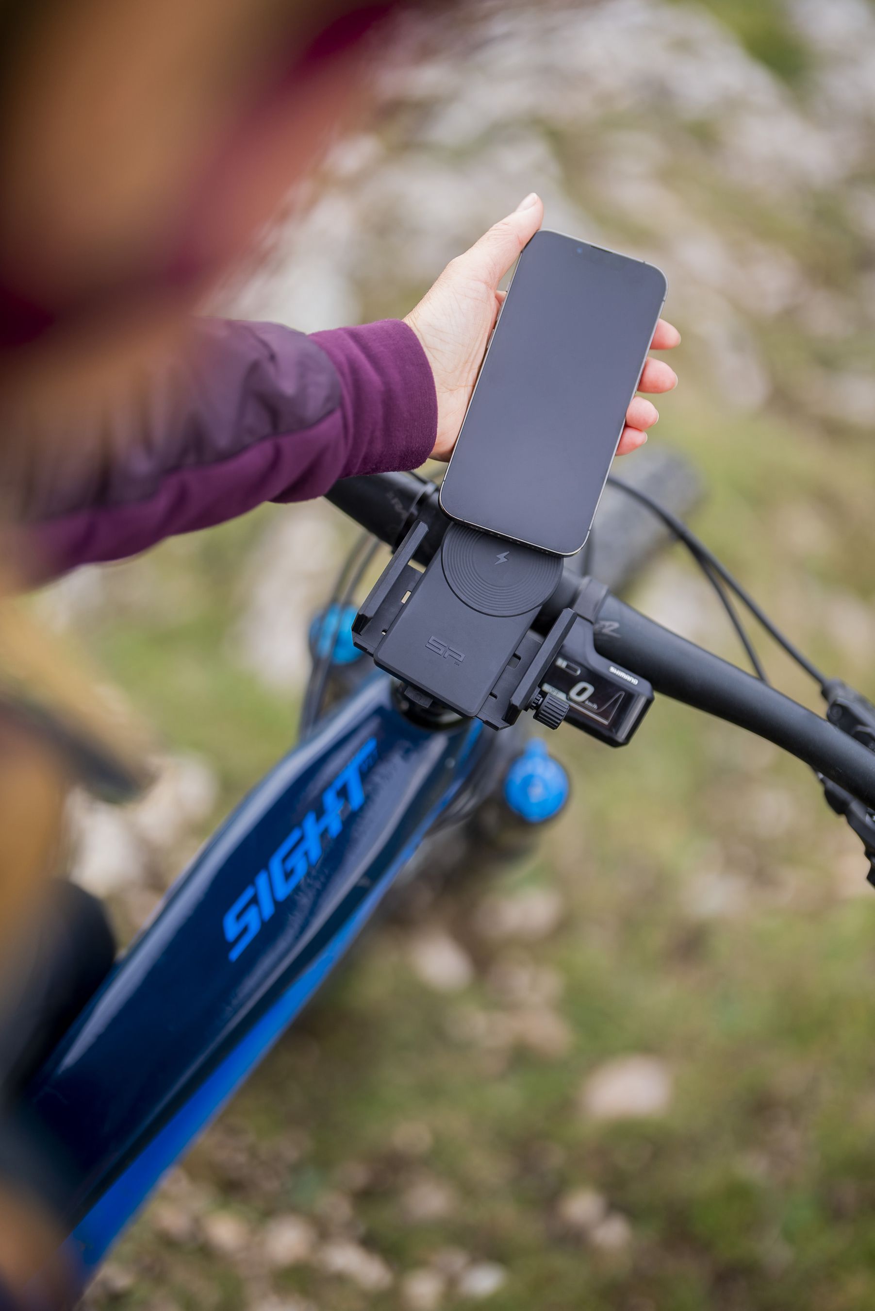 Universal Charging Phone Clamp SPC+ / schwarz