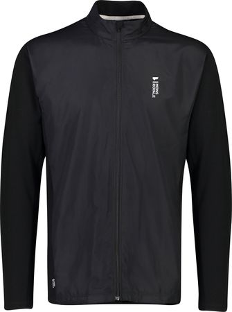 REDWOOD WIND Herren-Merino-Langarmtrikot mit Windschutz / black / XXL