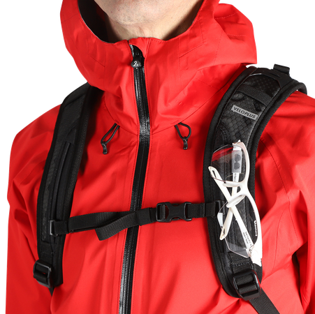 YAK Rucksack 19 + 5 Liter / schwarz grau / 19+5L