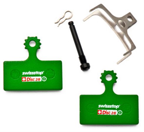 DISC C 28 Bremsbelag, organisch, für Shimano M985 / M785 / M675 / M615 / R785 u.a. / grün / ORGANISCH