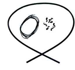 Nachrüstkit für stromführende Kabel / schwarz